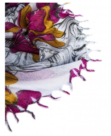 Палантин Женский W40-FLEUR.LINEARE/PURPLE